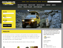 Tablet Screenshot of drivelinesnw.com